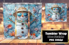 Sunny Snowman Serenity: 20oz Beachy Wraps Product Image 1