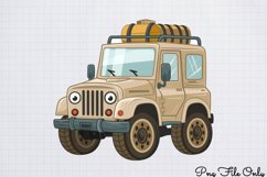 Watercolor Safari Adventure Clipart PNG Product Image 1