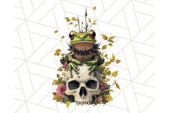 Floral Punk Frogs PNG - Neon Reble Grunge Amphibians Clipart Product Image 5