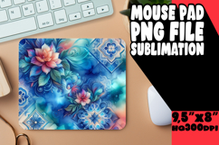 Bright Desk Pad Sublimation Ideas, Watercolor Patter Product Image 1