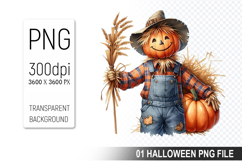 Autumn Clipart, Halloween Sublimation Clipart PNG Product Image 1