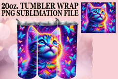 Gentle Breezes 20oz tumbler wrap, Cat Product Image 1