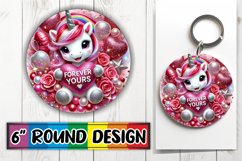 Bright Round Designs for Kids PNG, Valentines Product Image 1