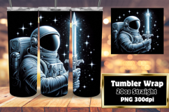 Customizable Sublimation Tumbler 20oz , Astronaut Product Image 1