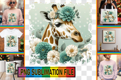 RADIANT Tote Bag Gift Ideas PNG, Giraffe Product Image 1