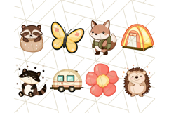 Camping Animals PNG Forest Critters Campfire Adventure Product Image 9