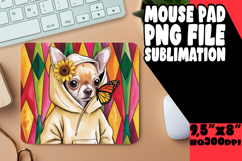 BRIGHT MOUSE PAD SUBLIMATION ART, Cute Dog Product Image 1