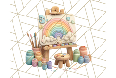 Cute Career Clipart Watercolor Professions Clip Art for Kids Product Image 5