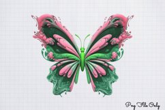 Smoke Butterflies Clipart PNG Product Image 1