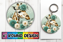 Cozy Circle Ornaments for Kids, Giraffe Product Image 1