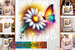 Bright TSHIRT Magic Ideas PNG, Butterfly Product Image 1