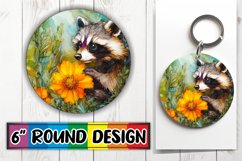 Sweet Circle Car Coaster Design, Animals Product Image 1