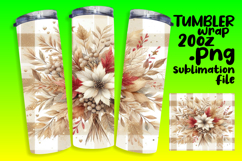 20oz Tumbler Design for Creative Gifts , Autumn Flower Product Image 1