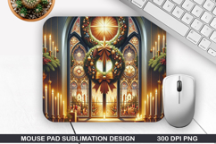 Mouse Pad Sublimation, Jesus Mouse Pad PNG Design Product Image 1