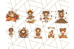 Fall Fairy Clipart PNG, Autumn Fairy People With Wings Product Image 5
