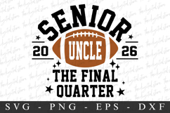 Senior Uncle 2026 SVG | SVG Cut files | Cricut Product Image 4