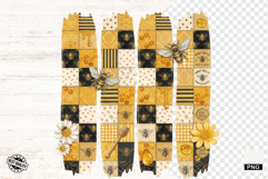 Honey Bees Brushtrokes Clipart Product Image 1