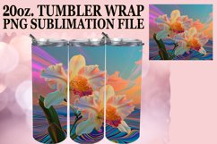 Vintage Floral Tumbler Wrap - Retro BlossomVintage Floral Jo Product Image 1