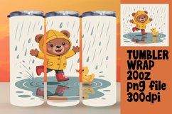 GREAT GIFT: 20oz Tumbler Design , Cute Bear Product Image 1