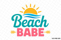 Beach Babe svg | Summer Svg | Svg Cut Files Product Image 1