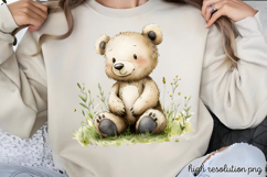Adorable Cute Fairy Woodland Clipart PNG Product Image 1