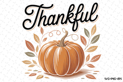 Thankful Svg | Halloween Svg | Svg Cut Files Product Image 1