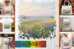 Vibrant TSHIRT Designs PNG, Spring Product Image 1