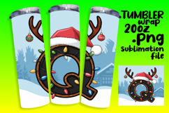 CUSTOMIZED 20oz Tumbler Wrap Design , Christmas Product Image 1