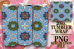 Radiant Thoughts 20oz tumbler wrap, Christmas Product Image 1