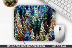 Christmas Tree Mouse Pad Sublimation,Christmas Mouse Pad PNG Product Image 1