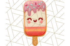 Summer Cookie Character PNG, Cute Beach Clipart Tropical Png Product Image 5