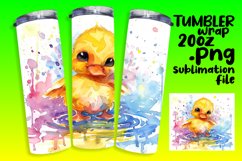 Sweet Creature Celebration Watercolor Tumbler Wrap - 20oz Product Image 1