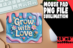 Luminous mouse PAD Artistic Style, Girl Quote Product Image 1