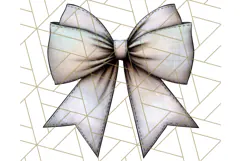 Fall Bow Clipart, Autumn Hair Bows PNG, Fall Ribbon Png Product Image 5