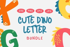 Dino Alphabet Adventure - Cute Letter Bundle for Kids Product Image 1