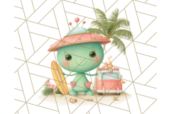 Alien Vacation Clipart PNG, Cute Summer Galaxy Art Clip Art Product Image 5