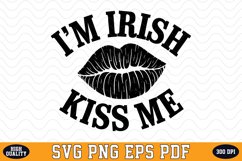 I&#039;m Irish kiss me SVG | Quotes | SVG Cut files Product Image 1