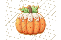 Fall Gingerbread Cookie PNG Clipart, Autumn Cookies Clip Art Product Image 5