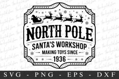North Pole Svg | Christmas svg Product Image 1