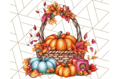 Fall Cottagecore Kitchen Clipart, Cozy Autumn Kitchen PNG Product Image 5