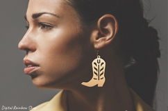 Western earrings svg bundle, cowboy earring template Product Image 2