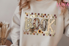 Book PNG, Retro Bookish Trendy Book Lover Sublimation Product Image 6