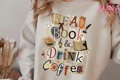 Read Book And Drink Coffee png, Books and coffee, Book Lover Product Image 5