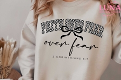 Faith Over Fear Png, Jesus Svg, Christian Shirt Png, Bible Product Image 5