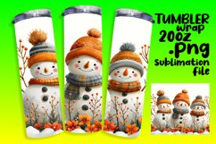 Winter Holiday Wrap 20oz Gingerbread Tumbler Art Product Image 1
