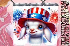 WHIMSICAL GIFT 20oz TUMBLER WRAP, USA Animals Product Image 1