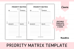 Priority Matrix Editable Template 1 Product Image 1