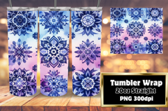 Creative 20oz Artwork for Sublimation , Watercolor Patter Product Image 1