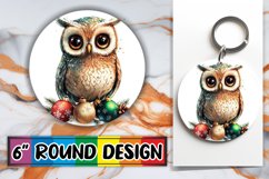 Bright Round Design PNG for Coasters , Xmas Product Image 1