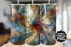 Stained On Stained Glass Tumbler Warp - Tumbler Design Product Image 1